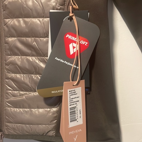 Indyeva MANTAR INSULATED HOODED jacket small in peppercorn/mocha - Picture 7 of 16